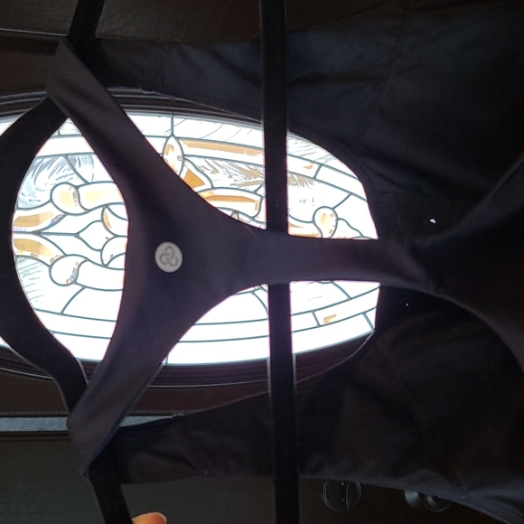 NWOT Zella Laced Sports Bra Size L Black & Red - Picture 11 of 12